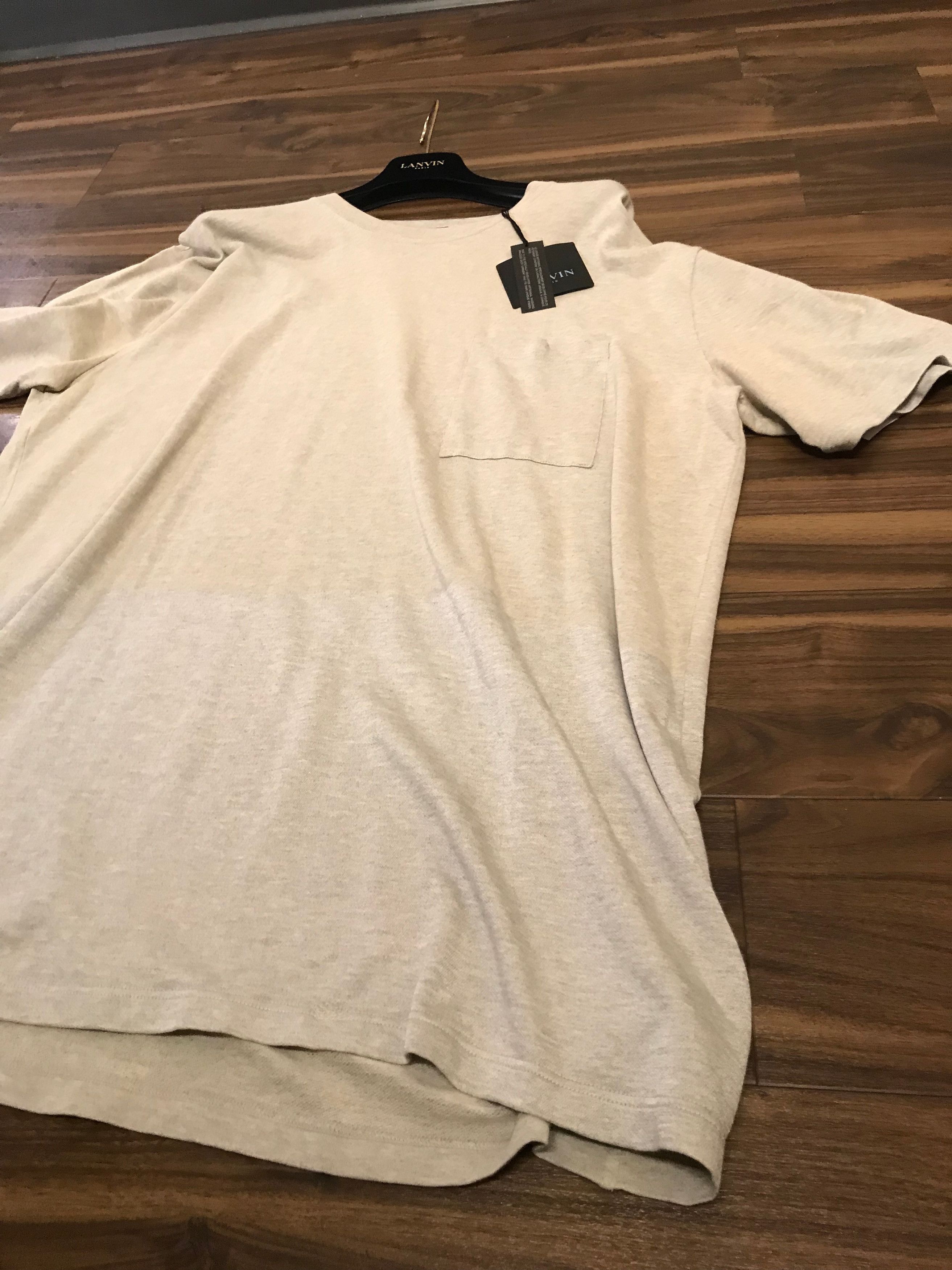 Lanvin S-M-L / Washed Fluid T Shirt Size US L / EU 52-54 / 3 - 6 Thumbnail