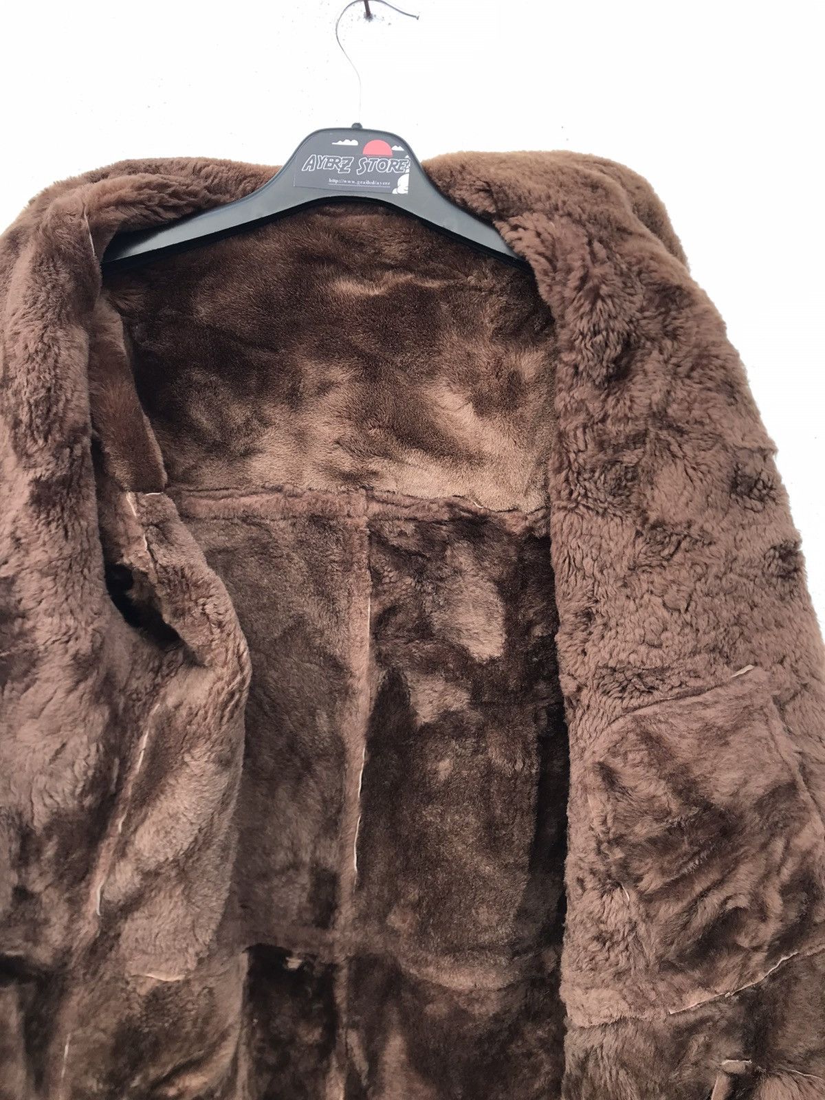 Designer Made In Spain Scarpins sherpa lining Trench Leather Jackets Size US L / EU 52-54 / 3 - 12 Thumbnail