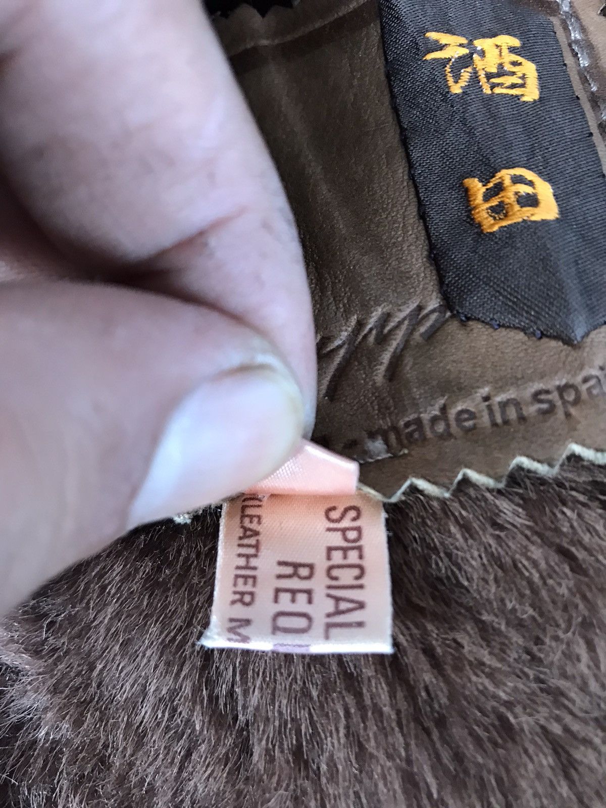Designer Made In Spain Scarpins sherpa lining Trench Leather Jackets Size US L / EU 52-54 / 3 - 15 Thumbnail