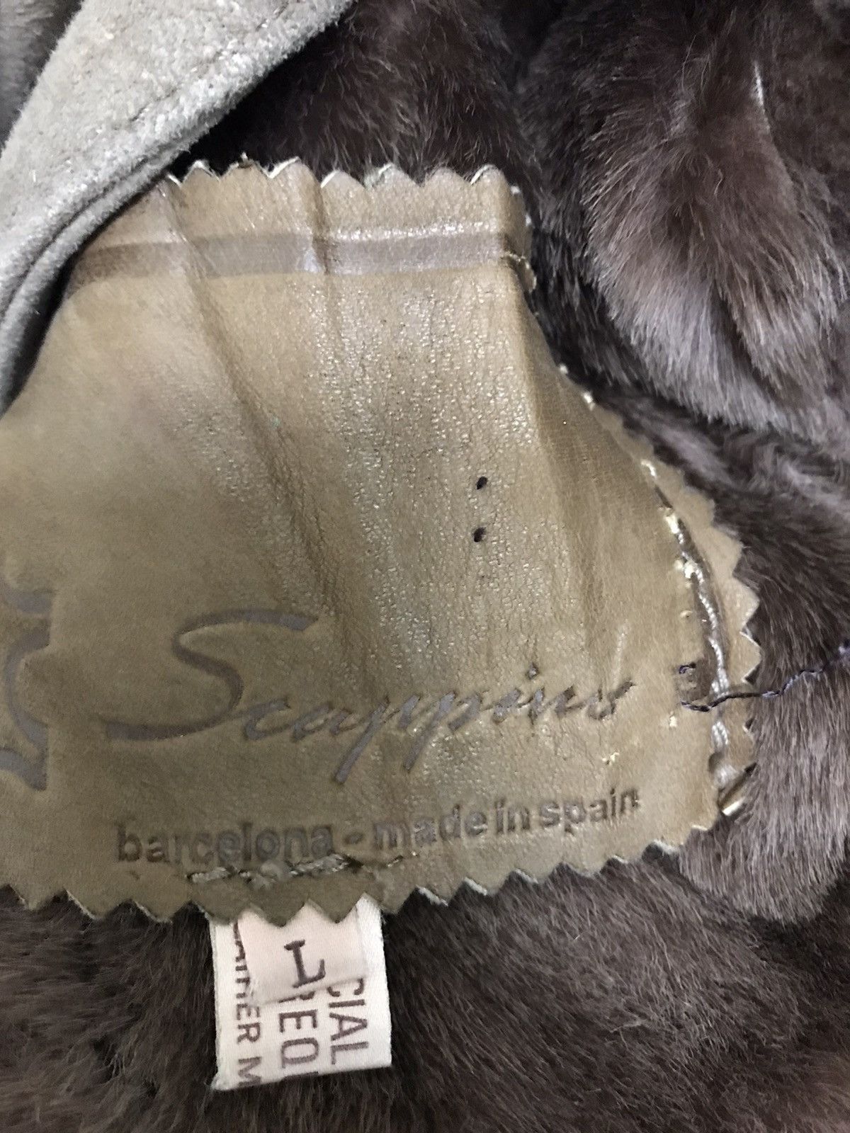Designer Made In Spain Scarpins sherpa lining Trench Leather Jackets Size US L / EU 52-54 / 3 - 16 Thumbnail