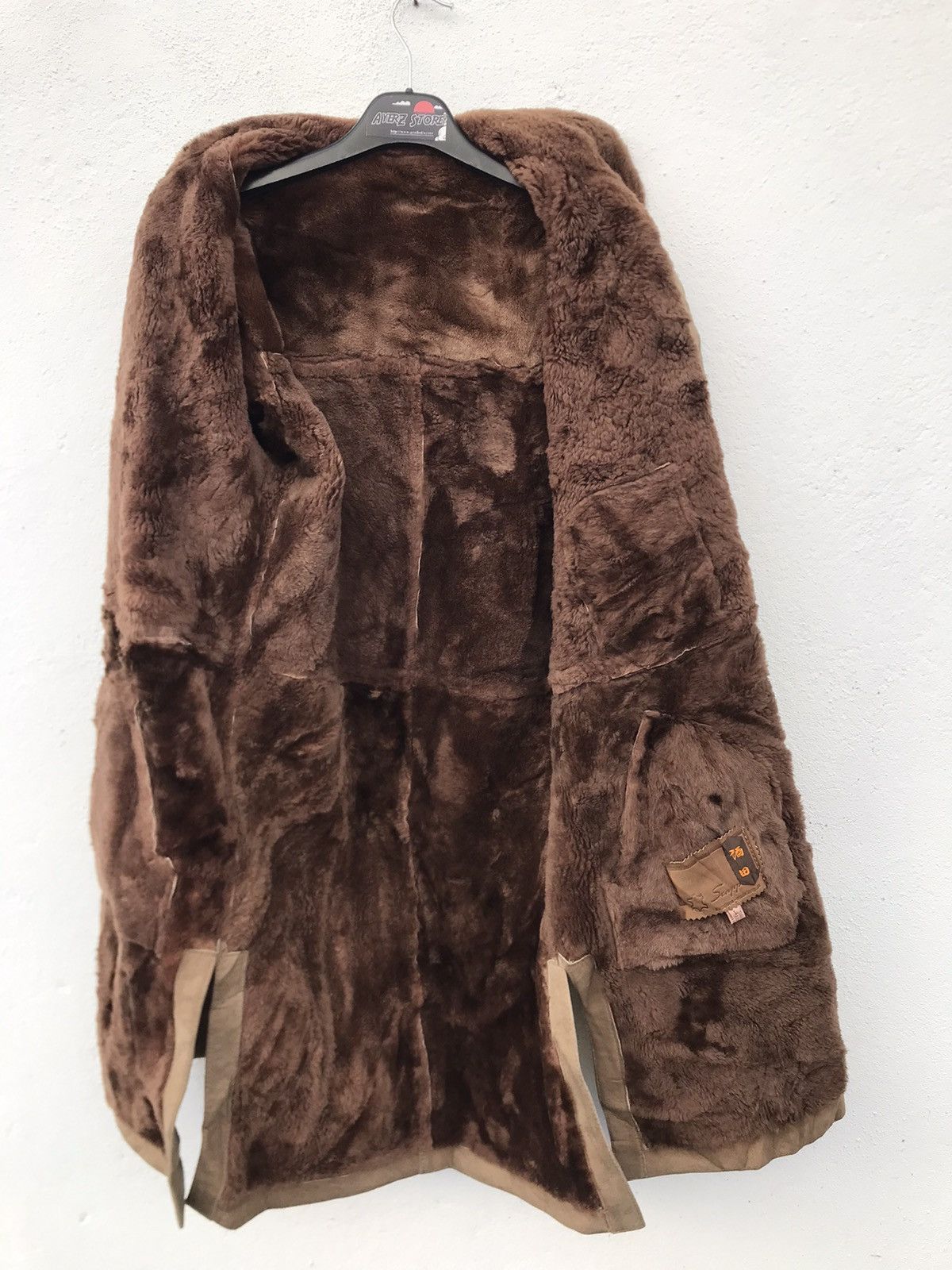 Designer Made In Spain Scarpins sherpa lining Trench Leather Jackets Size US L / EU 52-54 / 3 - 11 Thumbnail