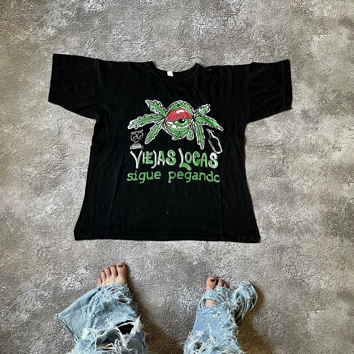 Band Tees Vintage Y2K ADULT “ HIGH EYE RED DRUGS WEED “ FUNNY Tee Size US M / EU 48-50 / 2 - 1 Thumbnail