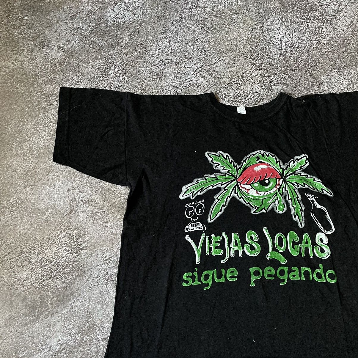 Band Tees Vintage Y2K ADULT “ HIGH EYE RED DRUGS WEED “ FUNNY Tee Size US M / EU 48-50 / 2 - 4 Thumbnail