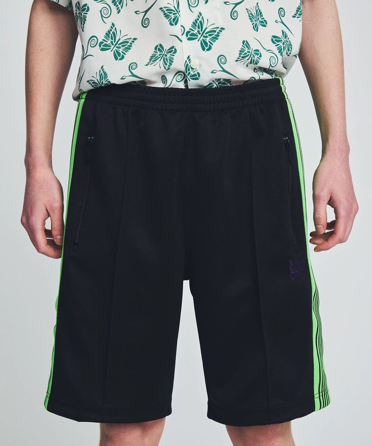 Needles × STUDIOUS Needles x Studious 2022 Ss Exclusive Short track pants Size US 30 / EU 46 - 3 Thumbnail