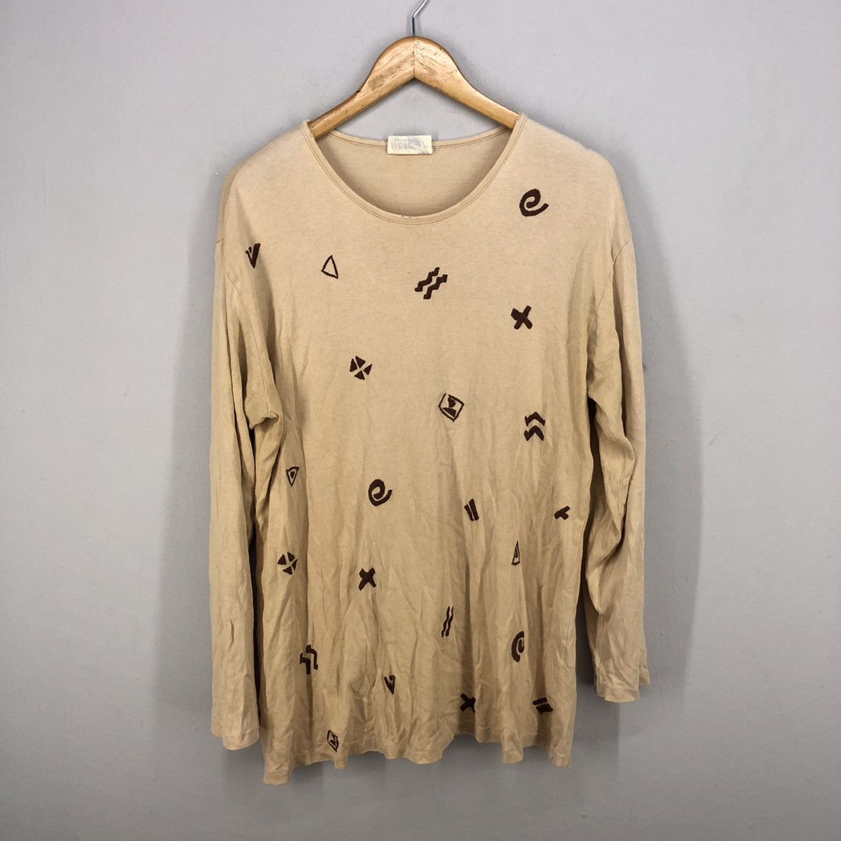 Designer × Hai Sporting Gear × Issey Miyake 🔥RARE VINTAGE HAI SPORTING GEAR ISSEY EMBROIDERY PATCH Size US M / EU 48-50 / 2 - 2 Thumbnail