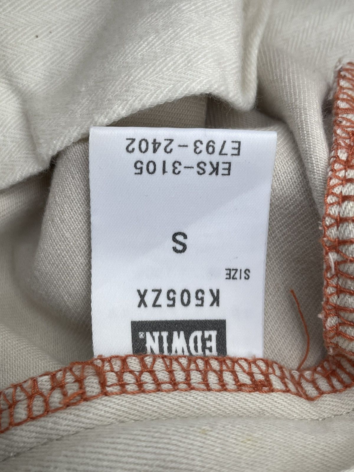 Edwin × Japanese Brand × Vintage Vintage Edwin K505ZX Half Selvedge Chinos Size US 32 / EU 48 - 19 Thumbnail