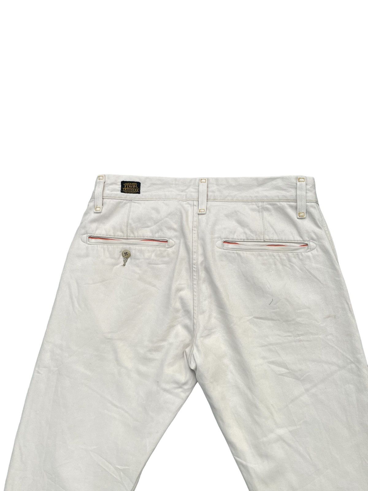 Edwin × Japanese Brand × Vintage Vintage Edwin K505ZX Half Selvedge Chinos Size US 32 / EU 48 - 12 Thumbnail