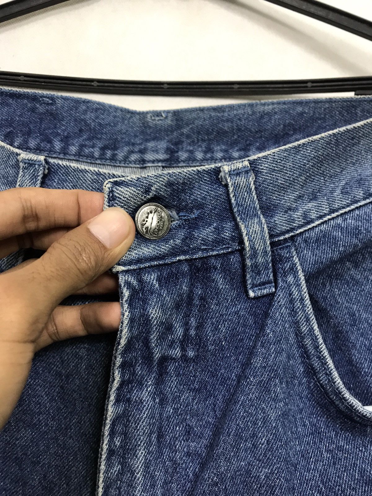 Longchamp 🔊🔥FINAL DROP🔥Longchamp embroidey big logo denim Size US 30 / EU 46 - 8 Thumbnail