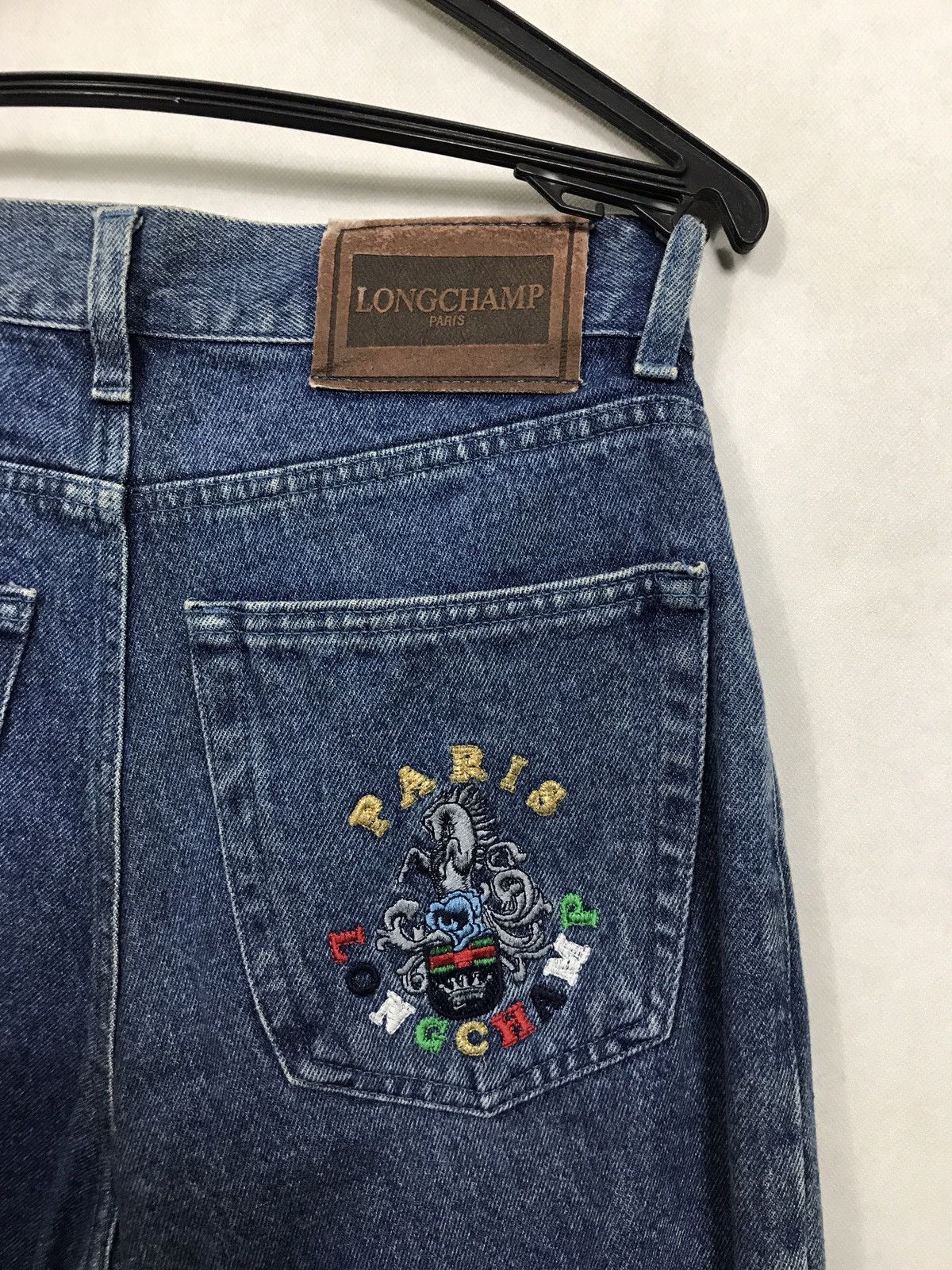 Longchamp 🔊🔥FINAL DROP🔥Longchamp embroidey big logo denim Size US 30 / EU 46 - 7 Thumbnail