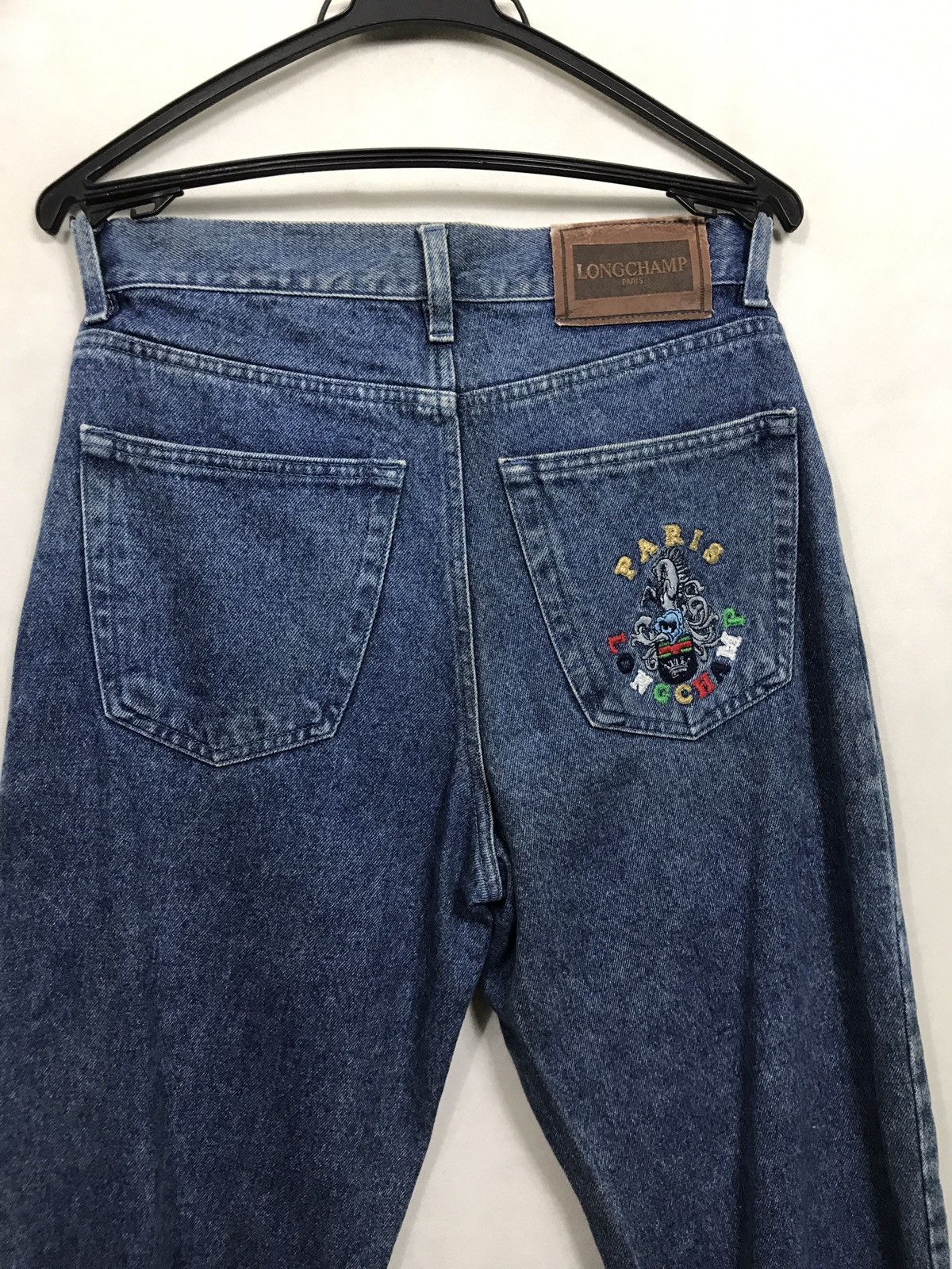 Longchamp 🔊🔥FINAL DROP🔥Longchamp embroidey big logo denim Size US 30 / EU 46 - 6 Thumbnail