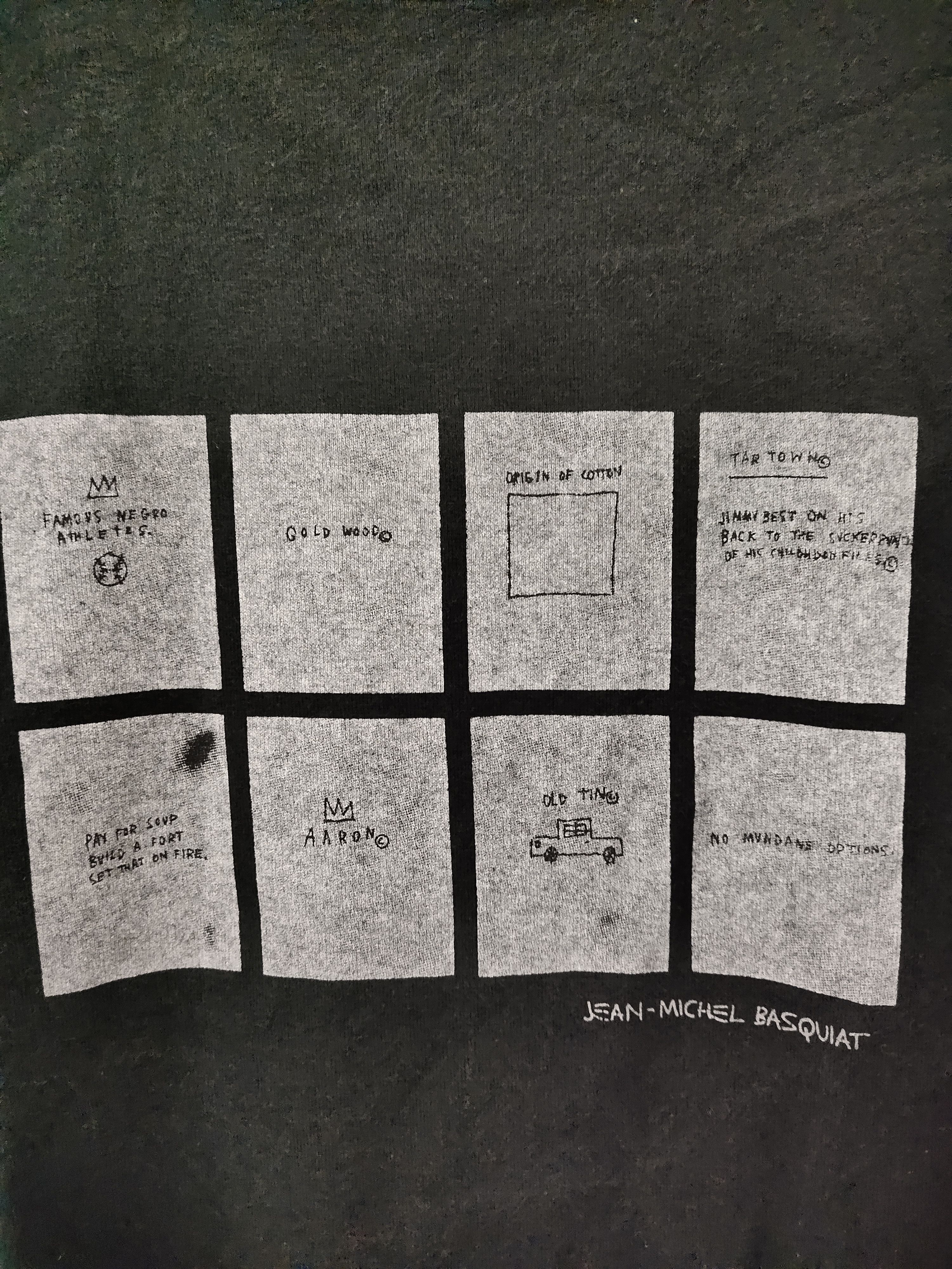 Jean-Michel Basquiat Vintage Jean Michel Basquait Pop Art Shirt Size US L / EU 52-54 / 3 - 2 Thumbnail