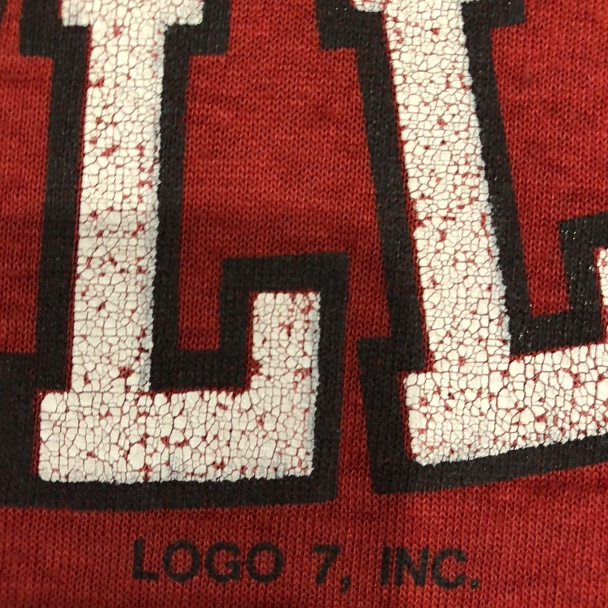 NBA Vintage 90s Chicago Bulls Logo 7 NBA Tee Size US L / EU 52-54 / 3 - 3 Thumbnail