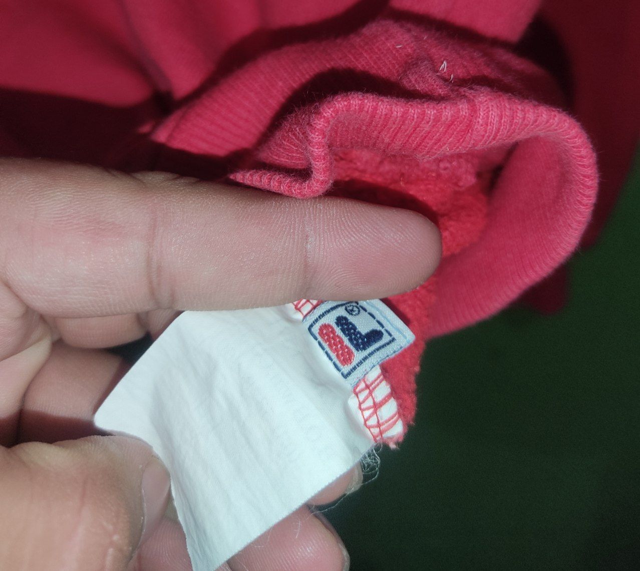 Fila × Vintage Vintage Fila Big Logo Red Sweatshirt Size US L / EU 52-54 / 3 - 6 Thumbnail
