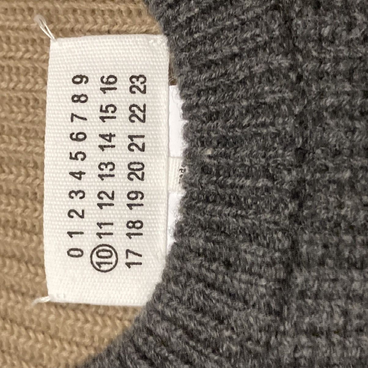 Maison Margiela New Maison Margiela Spliced Two Tone Wool Sweater Size Small Size US S / EU 44-46 / 1 - 7 Thumbnail