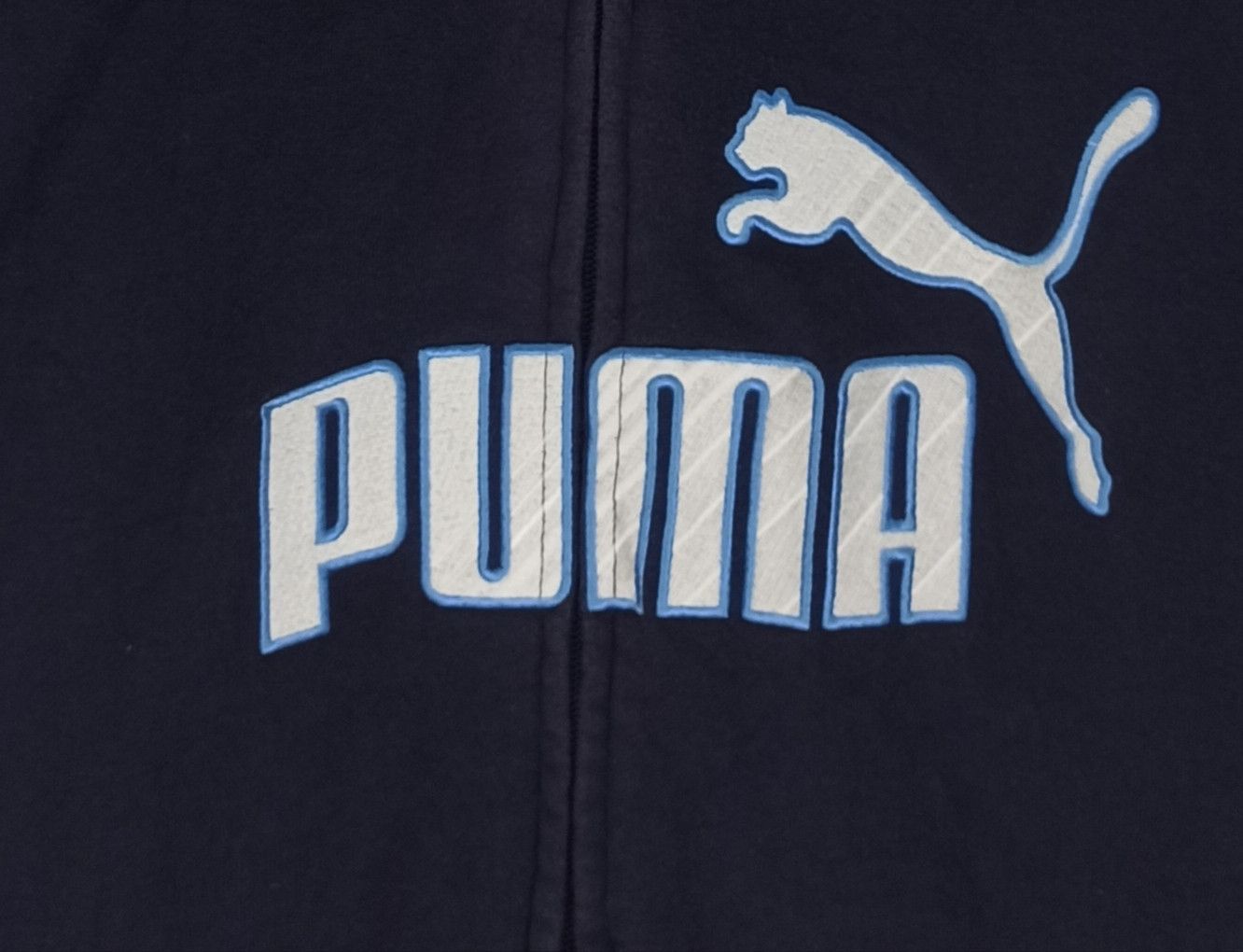 Puma Vintage Puma Sport Sweater Zipper Big Logo Size US M / EU 48-50 / 2 - 3 Thumbnail