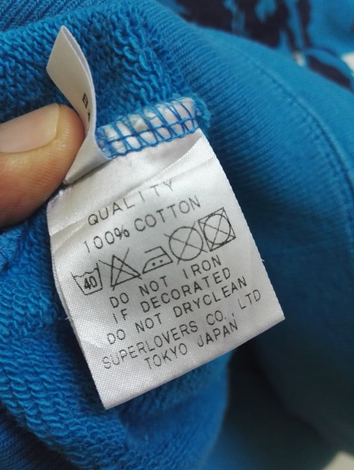 Japanese Brand Super lover sweatshirt " NON VOILENCE" (code 15) Size US S / EU 44-46 / 1 - 10 Thumbnail