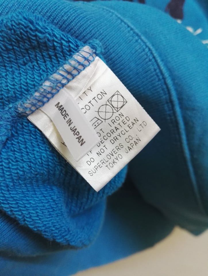 Japanese Brand Super lover sweatshirt " NON VOILENCE" (code 15) Size US S / EU 44-46 / 1 - 11 Thumbnail