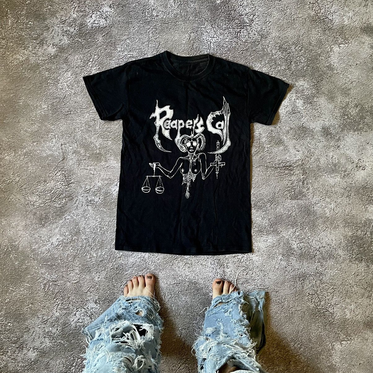 Vintage Vintage Y2K Graphic Tee Skull Horror Punk Streetwear Slim M Size US M / EU 48-50 / 2 - 1 Thumbnail