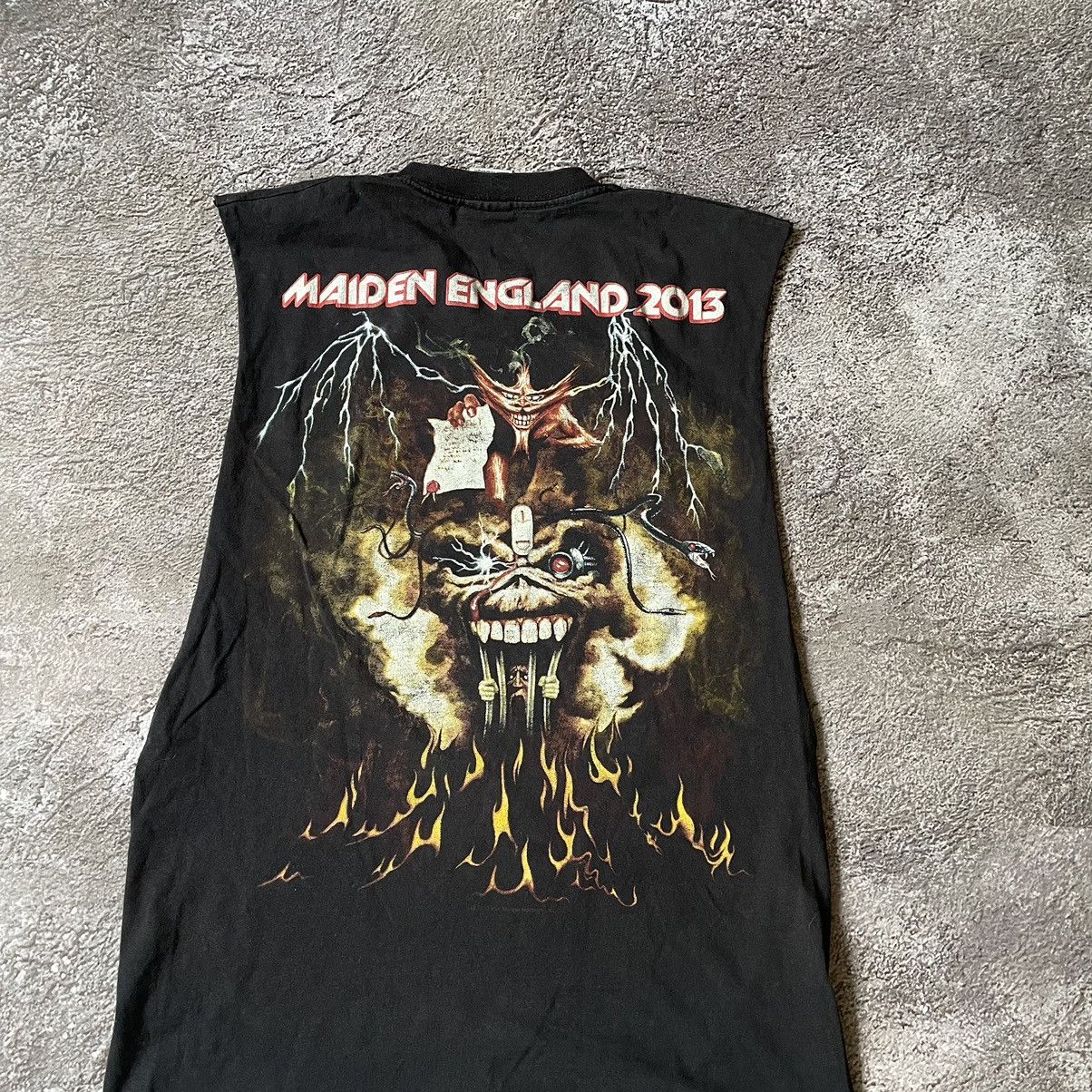 Vintage Vintage Y2K Iron Maiden Band Tee Graphic Black Faded Grail M Size US M / EU 48-50 / 2 - 8 Thumbnail