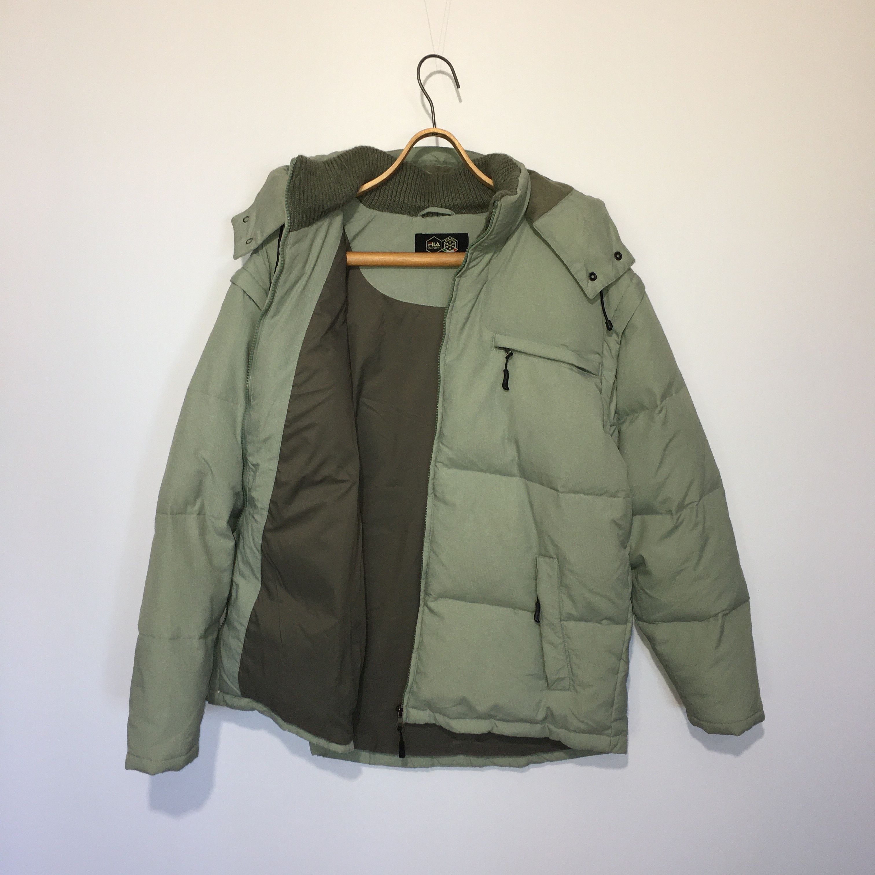 Fila × Vintage Fila Vintage Puffer Down Jacket Size L Size US L / EU 52-54 / 3 - 3 Thumbnail