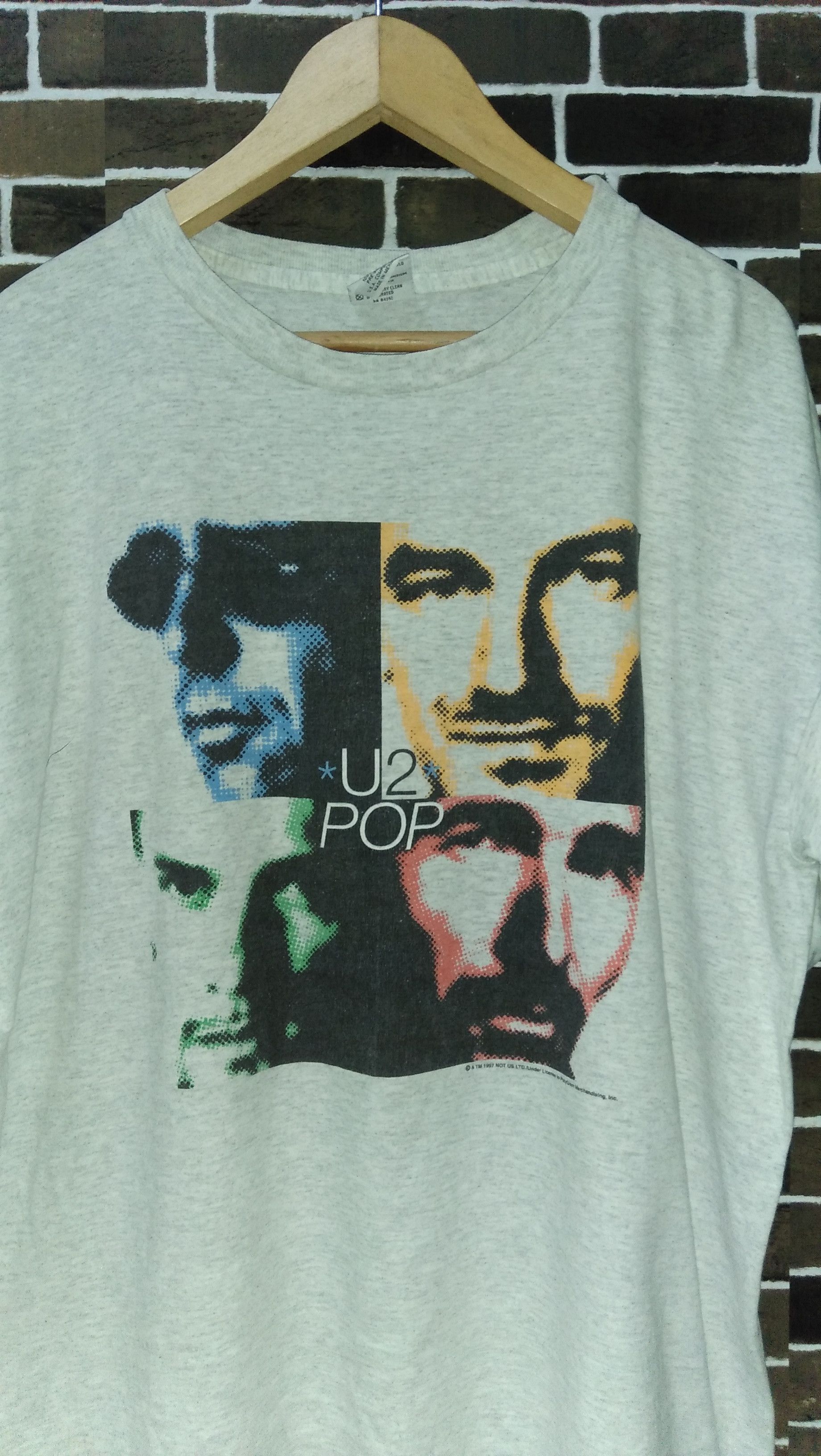 Vintage Rare 97 U2 Pop Band Tshirt