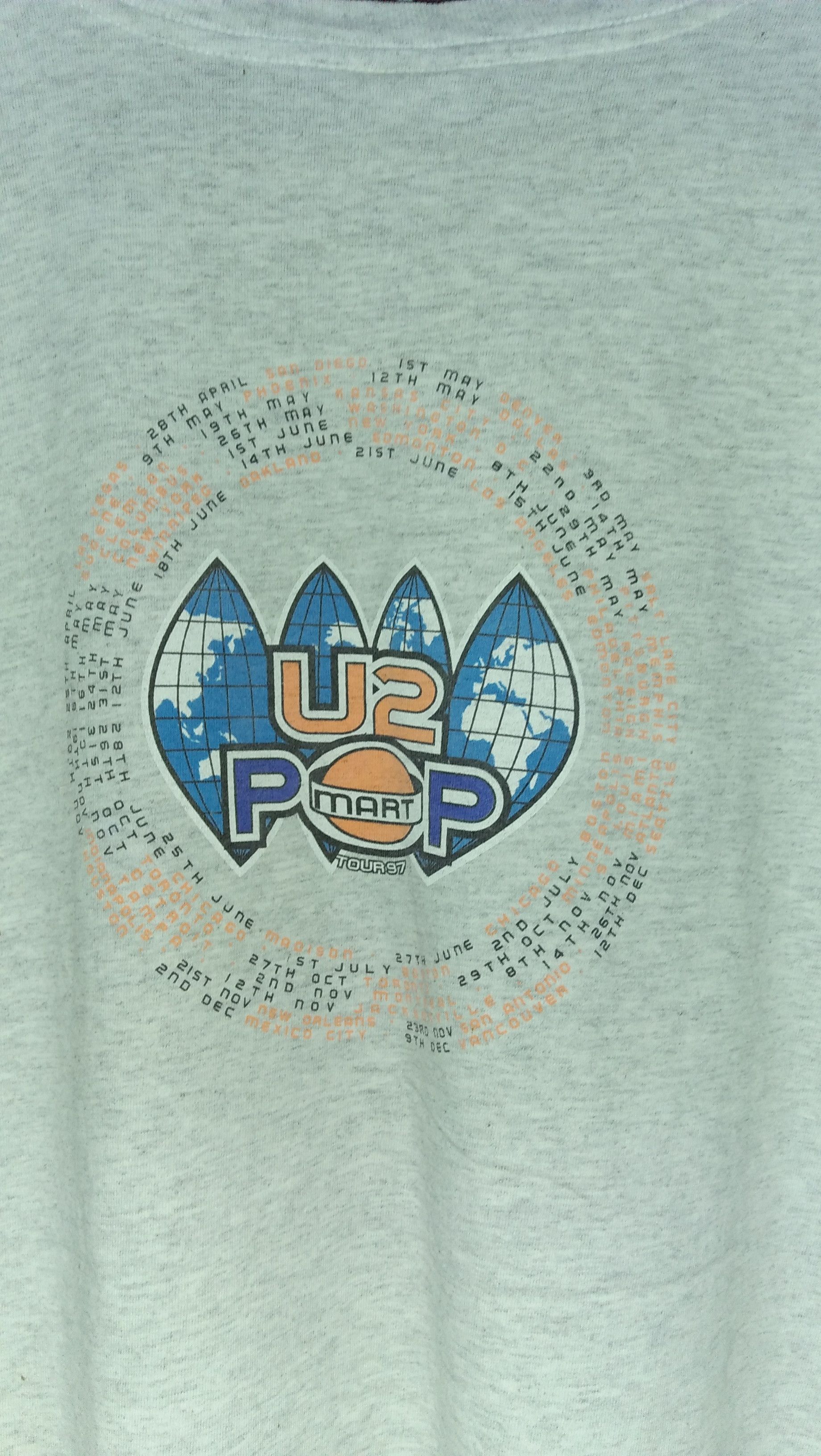 Vintage Rare 97 U2 Pop Band Tshirt