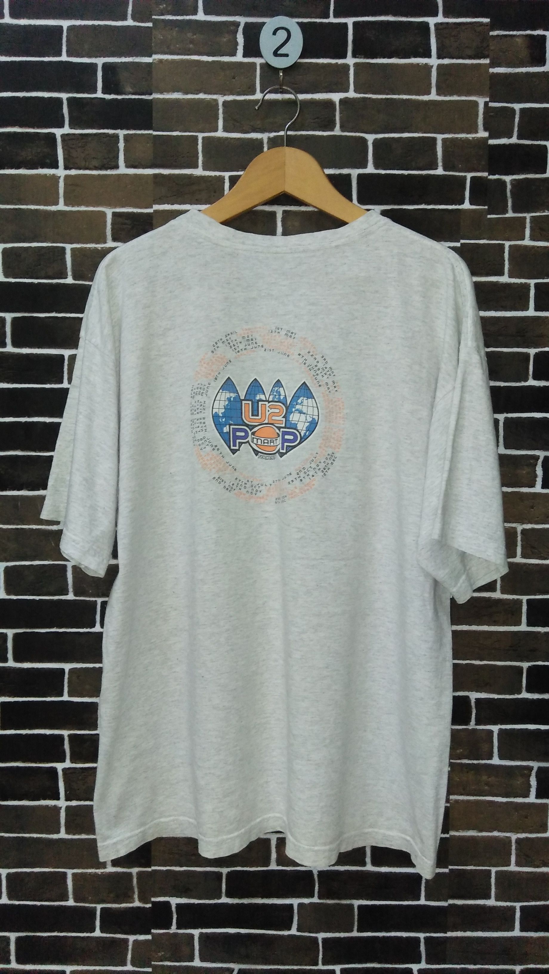 Vintage Rare 97 U2 Pop Band Tshirt