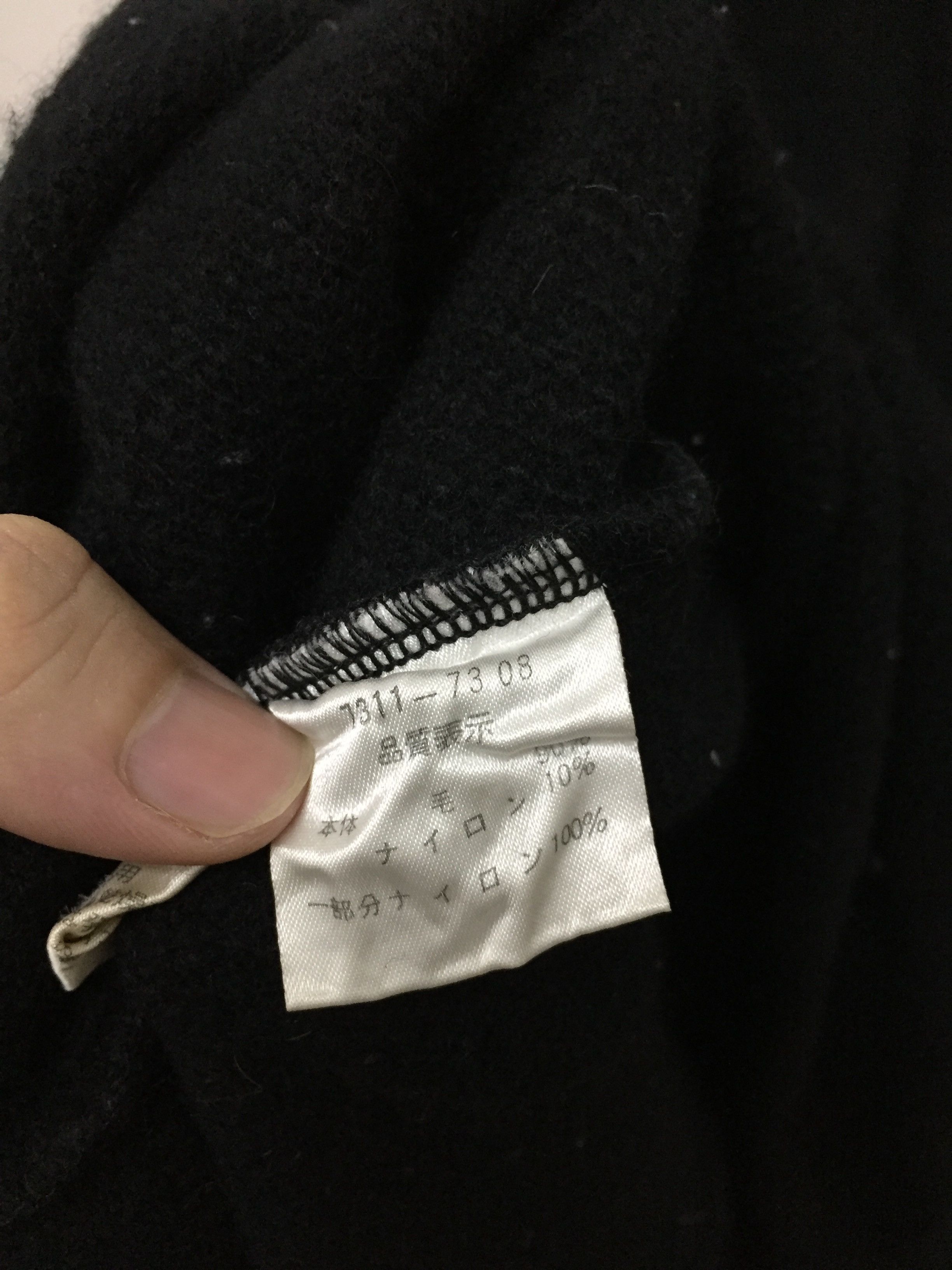 Jean Charles De Castelbajac Wool knit body nylon sleeve drawstring hockey hoodie Size US M / EU 48-50 / 2 - 12 Thumbnail