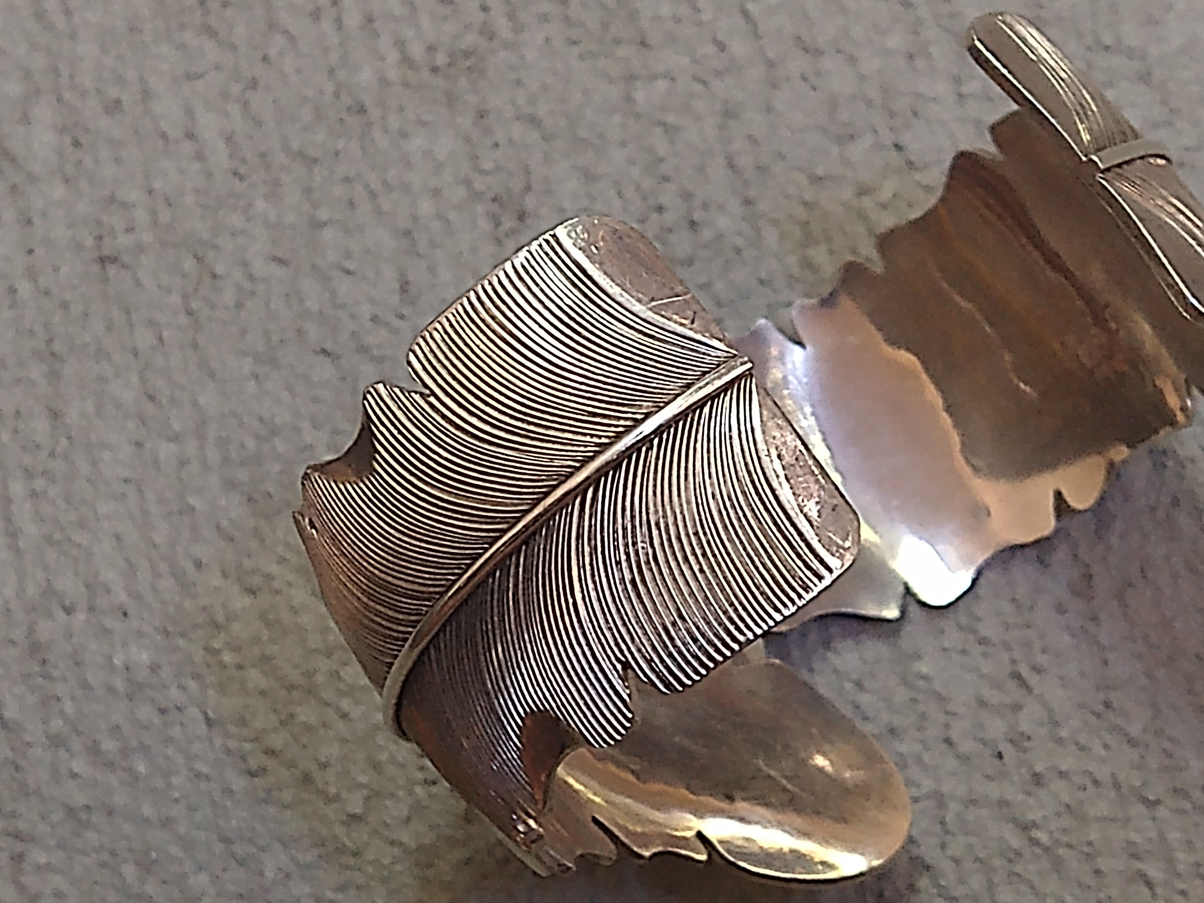 Jewelry Vintage Sterling Silver Bracelet Coral Navajo Native Tribal Size ONE SIZE - 8 Thumbnail