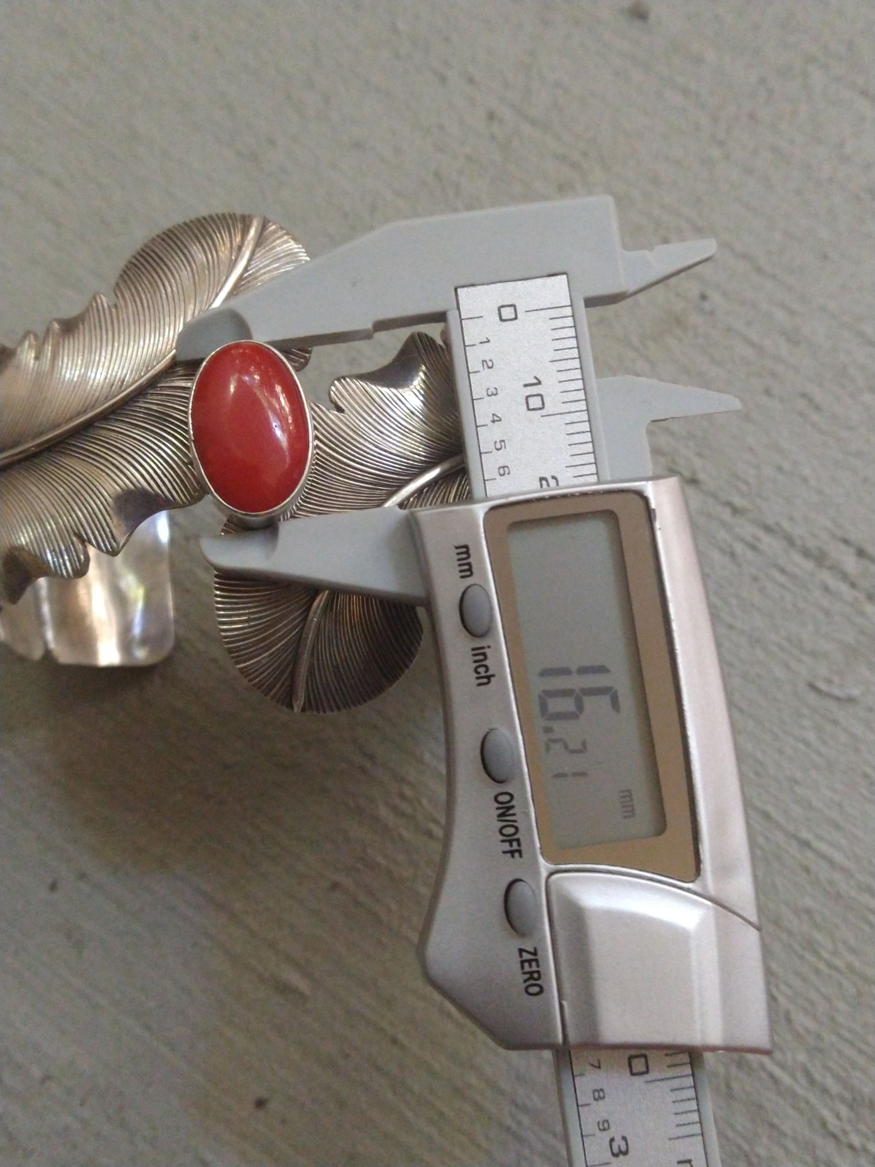 Jewelry Vintage Sterling Silver Bracelet Coral Navajo Native Tribal Size ONE SIZE - 14 Thumbnail