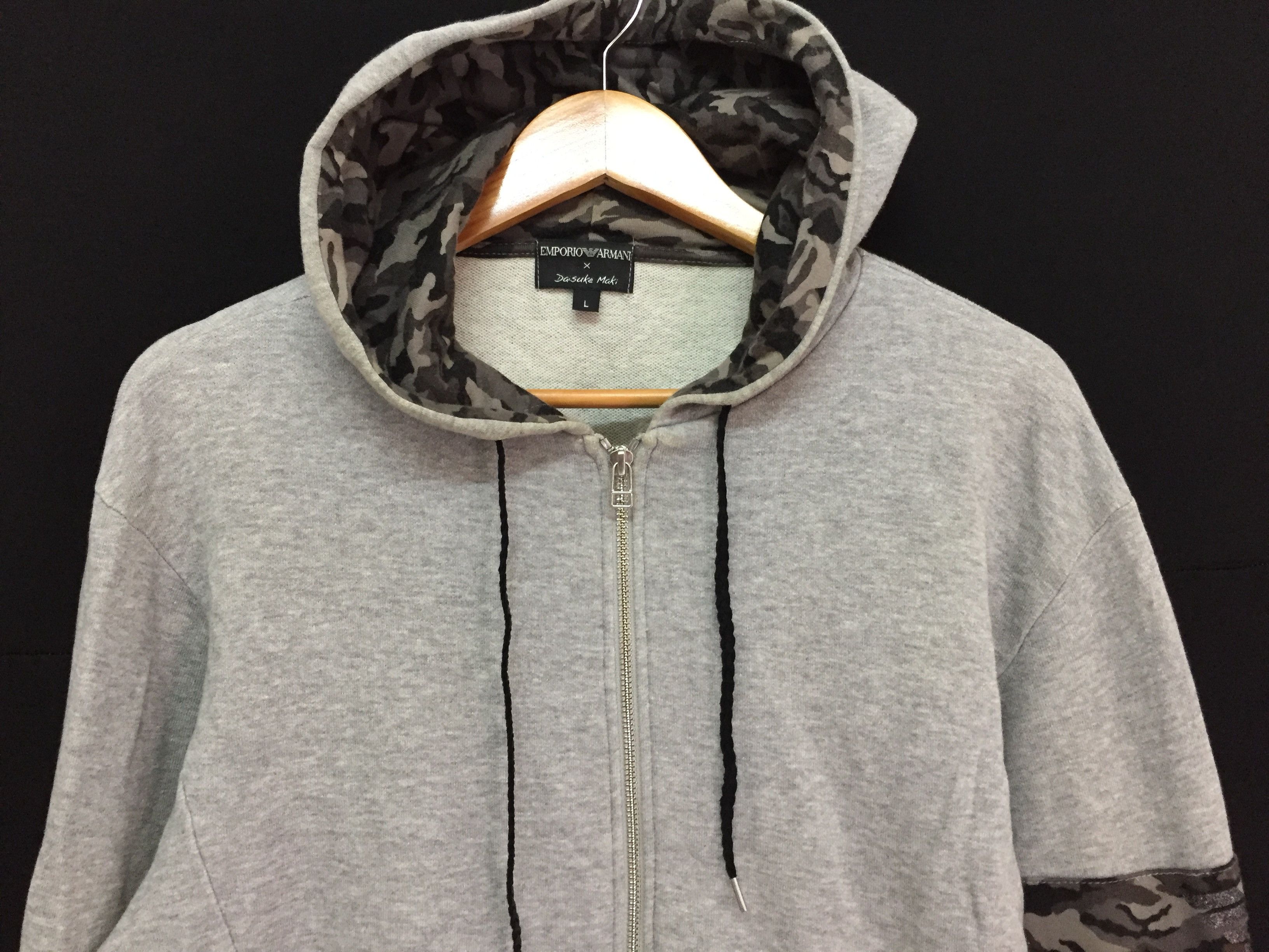 Giorgio Armani ARMANI x Daisuke Maki Limited Edition camo hoodie Size US M / EU 48-50 / 2 - 3 Thumbnail