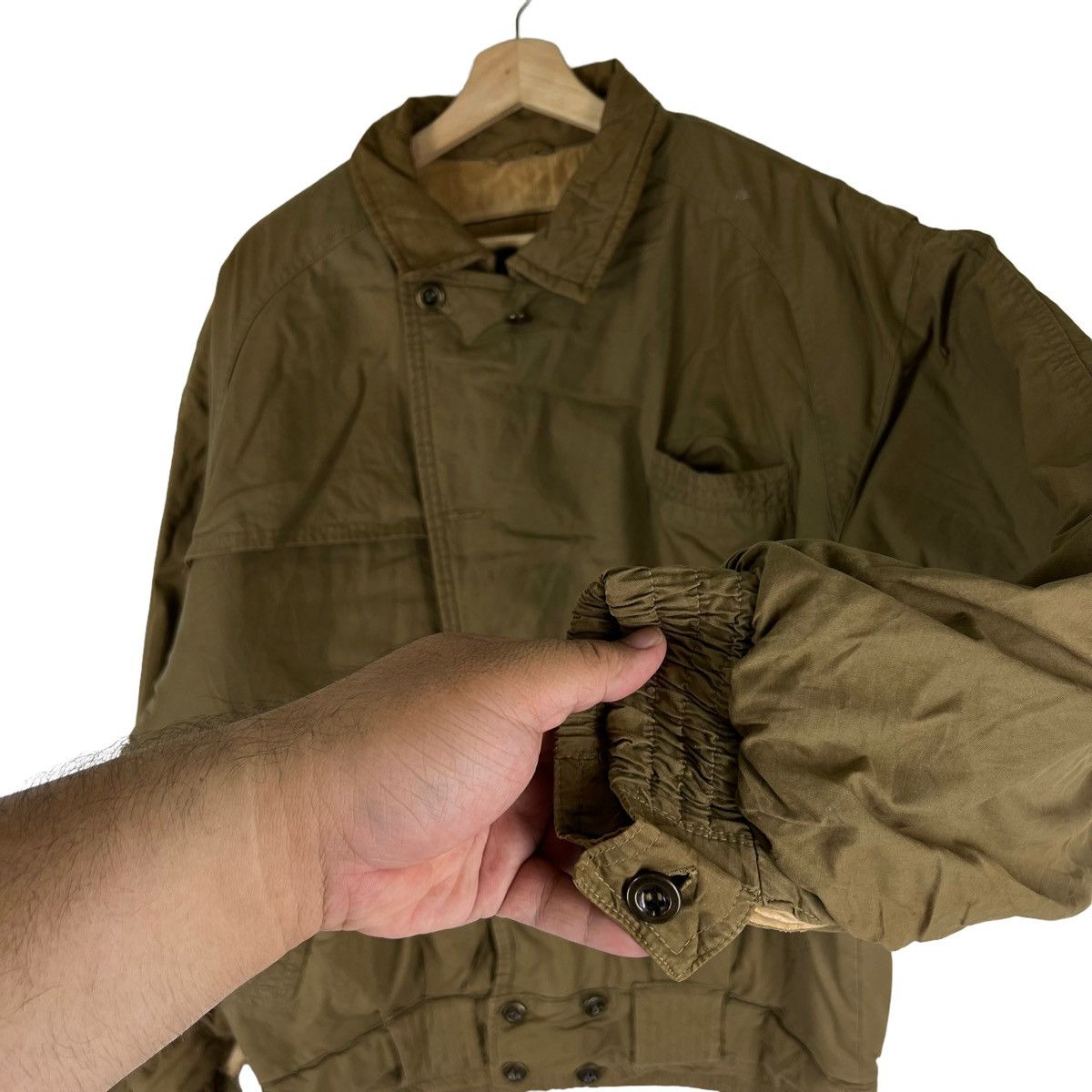 Vintage VINTAGE BOMBER JACKET HOUSTON BIG LOGO MILITARY PARACHUTE Size US M / EU 48-50 / 2 - 6 Thumbnail