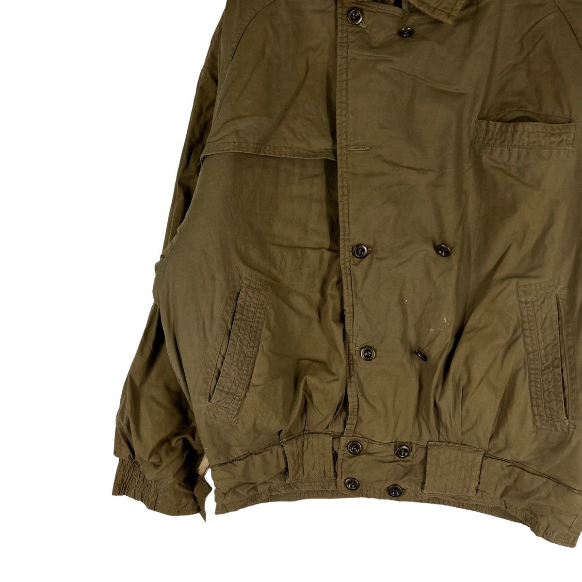 Vintage VINTAGE BOMBER JACKET HOUSTON BIG LOGO MILITARY PARACHUTE Size US M / EU 48-50 / 2 - 3 Thumbnail