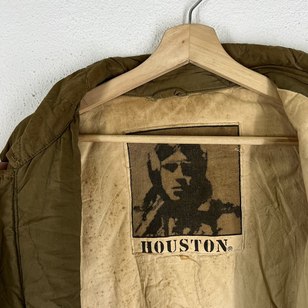 Vintage VINTAGE BOMBER JACKET HOUSTON BIG LOGO MILITARY PARACHUTE Size US M / EU 48-50 / 2 - 10 Thumbnail