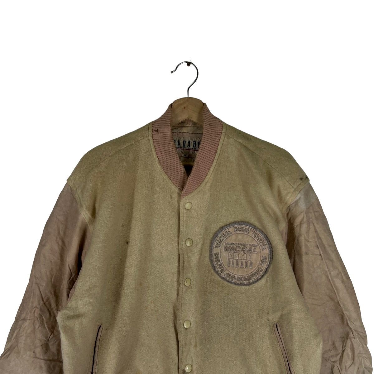 Japanese Brand VINTAGE VARSITY JACKET BIG LOGO WACOAL MOTOR SPORTS PROJECT Size US M / EU 48-50 / 2 - 3 Thumbnail