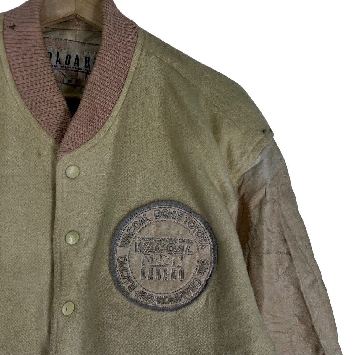 Japanese Brand VINTAGE VARSITY JACKET BIG LOGO WACOAL MOTOR SPORTS PROJECT Size US M / EU 48-50 / 2 - 5 Thumbnail