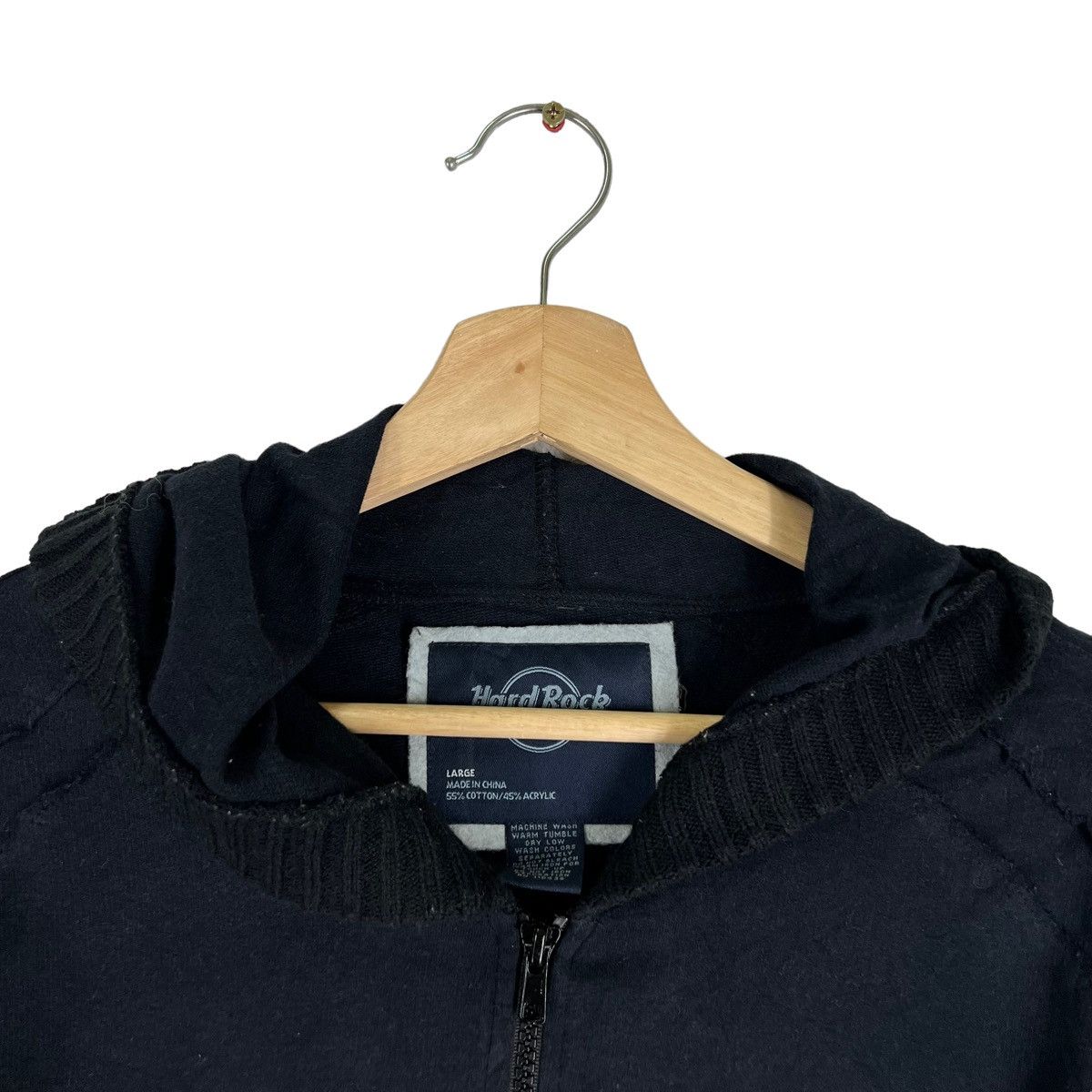 Hard Rock Cafe VINTAGE JACKET HARD ROCK CAFE BIG LOGO HOODIE Size US L / EU 52-54 / 3 - 6 Thumbnail