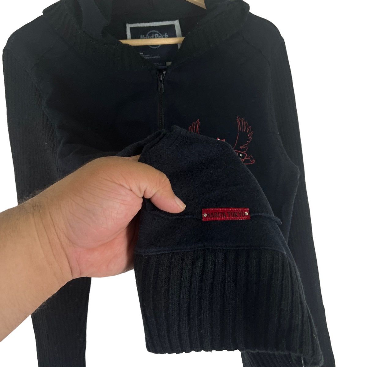 Hard Rock Cafe VINTAGE JACKET HARD ROCK CAFE BIG LOGO HOODIE Size US L / EU 52-54 / 3 - 4 Thumbnail