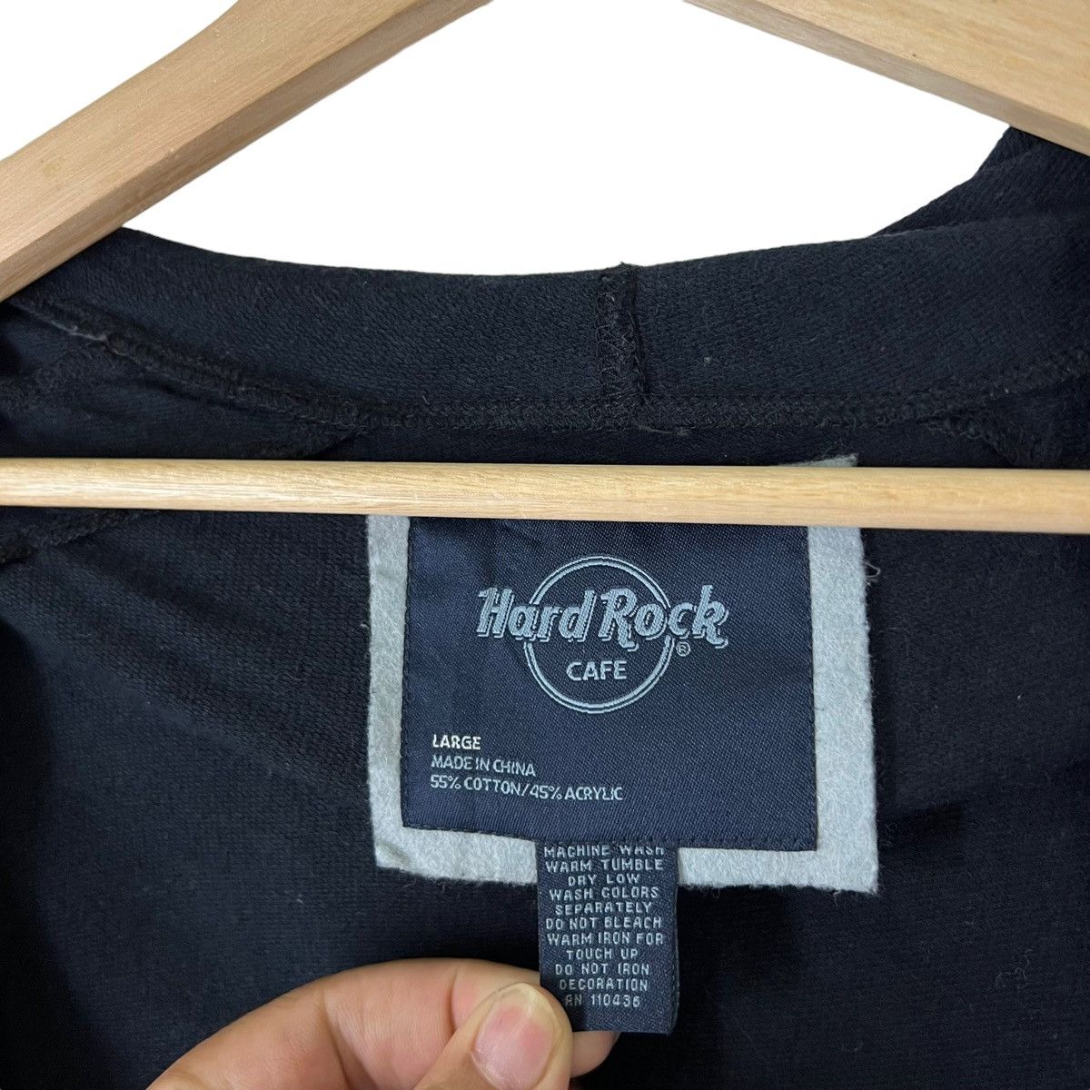 Hard Rock Cafe VINTAGE JACKET HARD ROCK CAFE BIG LOGO HOODIE Size US L / EU 52-54 / 3 - 10 Thumbnail
