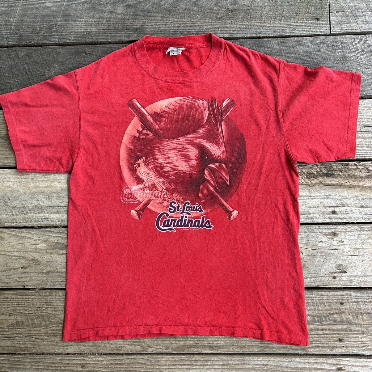 Other Vintage Faded St Louis Cardinals MLB Lee Sport T Shirt Size US L / EU 52-54 / 3 - 1 Thumbnail