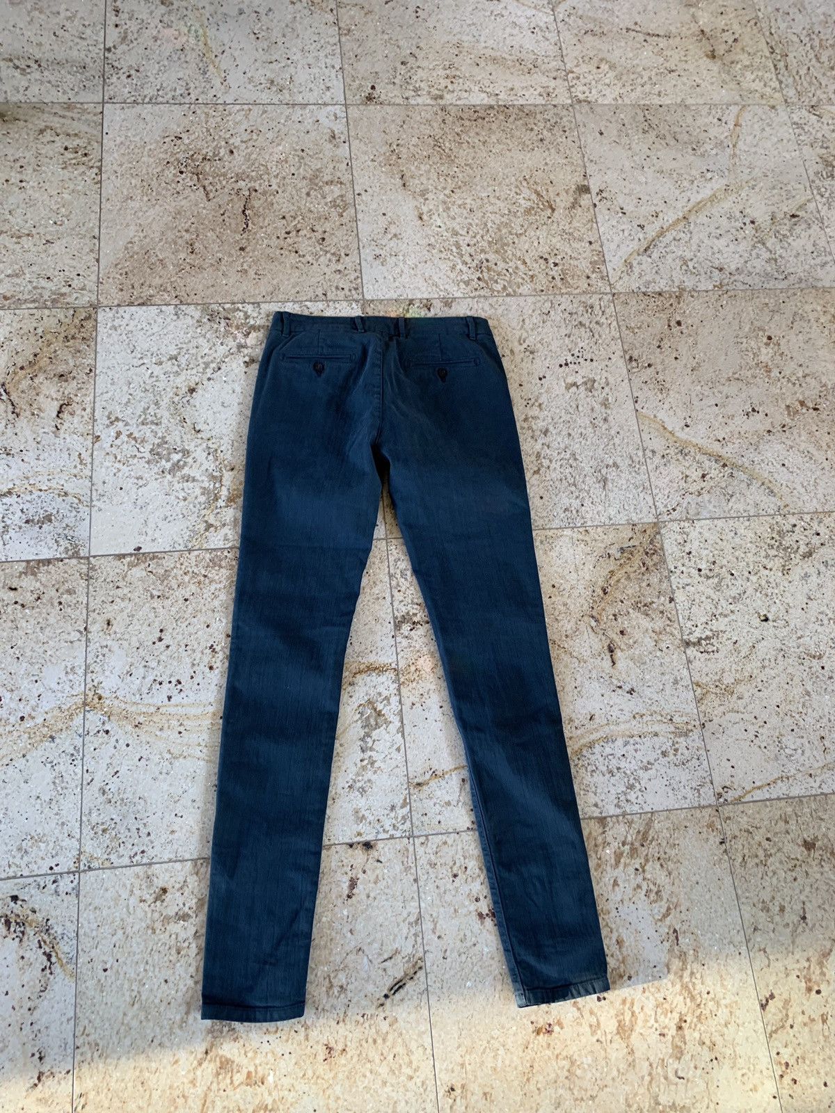 Balmain Turquoise Denim Zip Pants Size US 29 - 13 Thumbnail