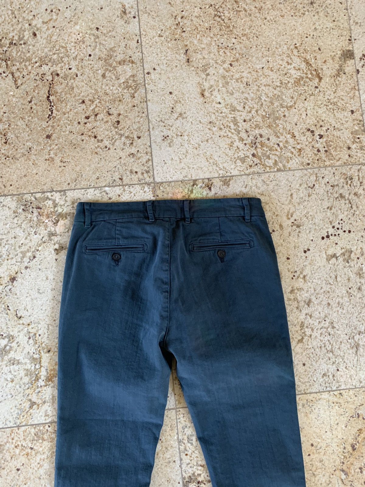 Balmain Turquoise Denim Zip Pants Size US 29 - 12 Thumbnail