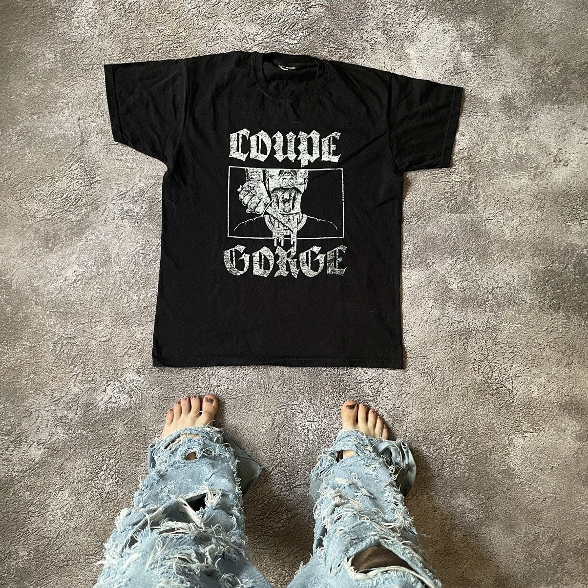 Vintage Y2K Tee SKELETON Gorge Blood DEAD Skulls M