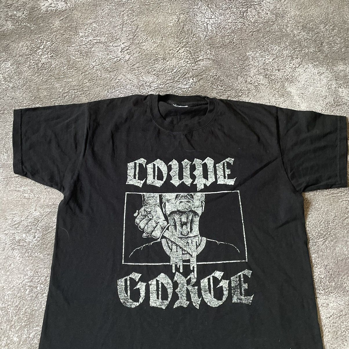 Vintage Vintage Y2K Graphic Tee Skeleton Gorge Punk Grunge Cropped M Size US M / EU 48-50 / 2 - 5 Thumbnail