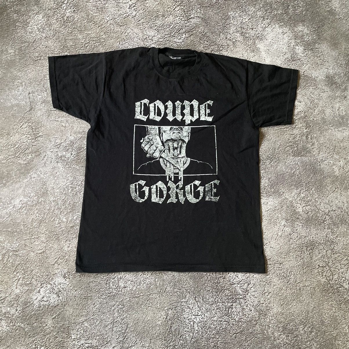 Vintage Vintage Y2K Graphic Tee Skeleton Gorge Punk Grunge Cropped M Size US M / EU 48-50 / 2 - 3 Thumbnail