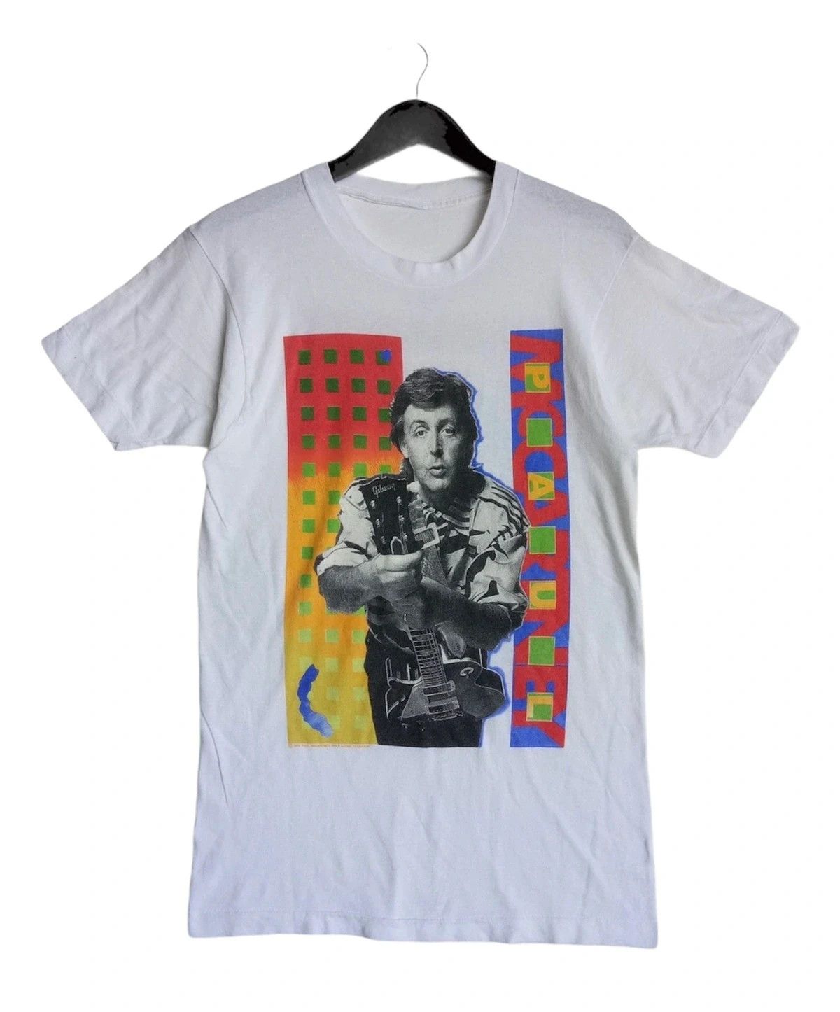 Band Tees 💥VINTAGE 80s Paul McCartney world Tour 1989 tee shirt Size US S / EU 44-46 / 1 - 1 Thumbnail