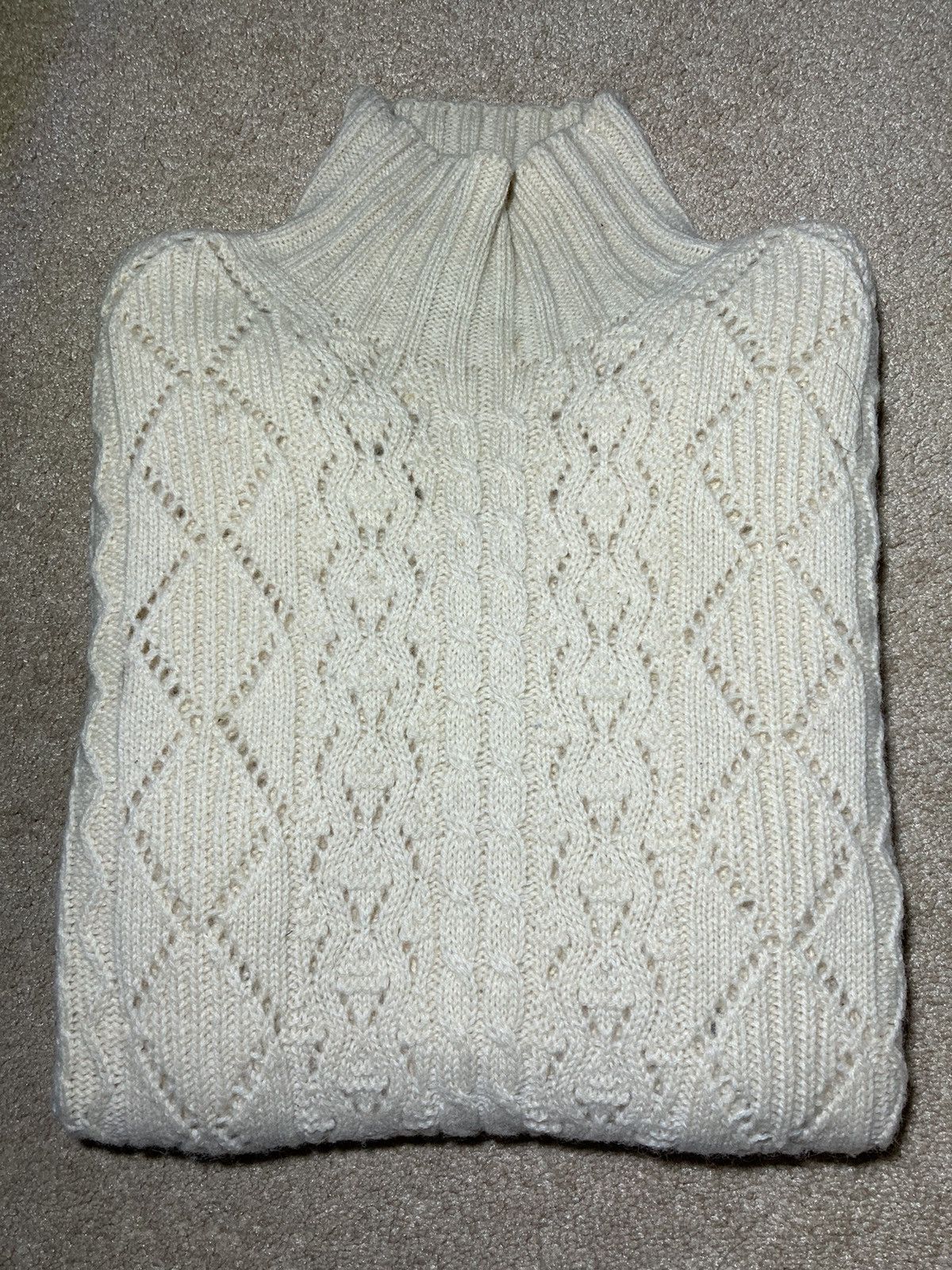 Comme des Garcons Homme Plus 2006 Comme Des Garcons Homme Plus Racing Cable Knit Sweater Size US M / EU 48-50 / 2 - 1 Thumbnail