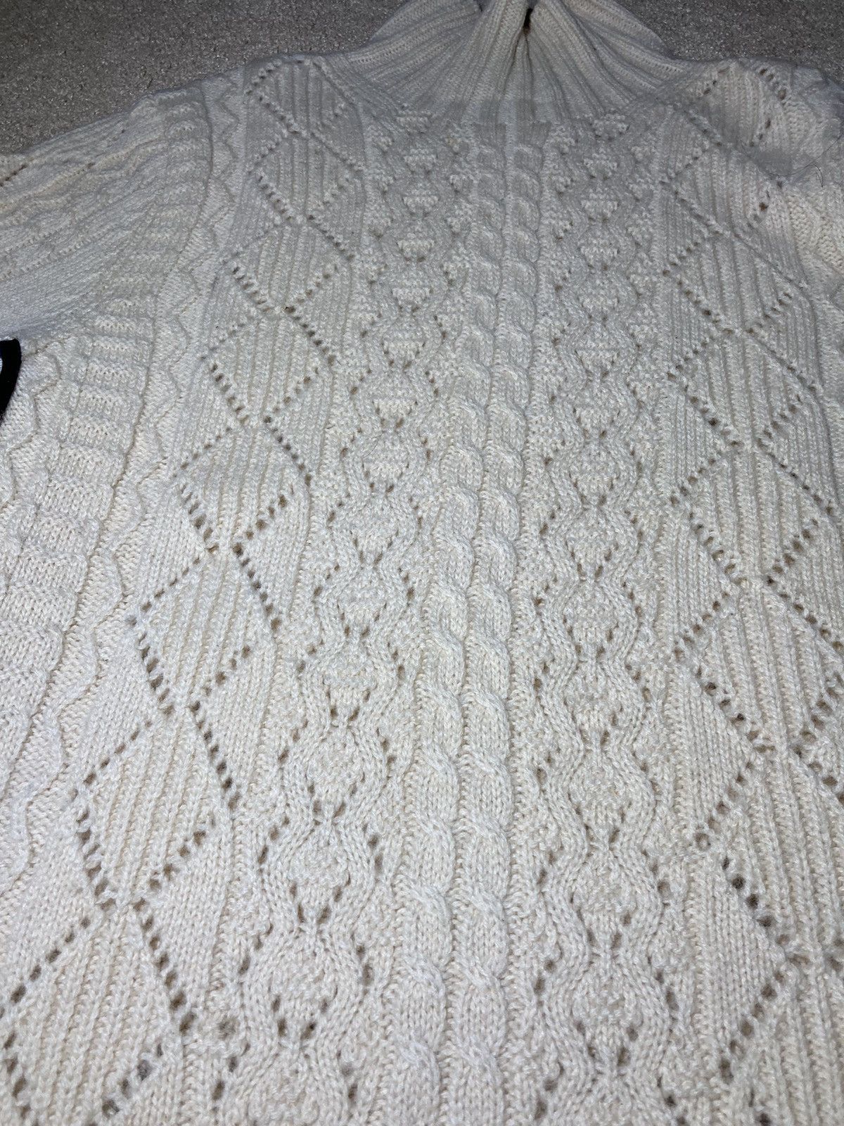 Comme des Garcons Homme Plus 2006 Comme Des Garcons Homme Plus Racing Cable Knit Sweater Size US M / EU 48-50 / 2 - 4 Thumbnail
