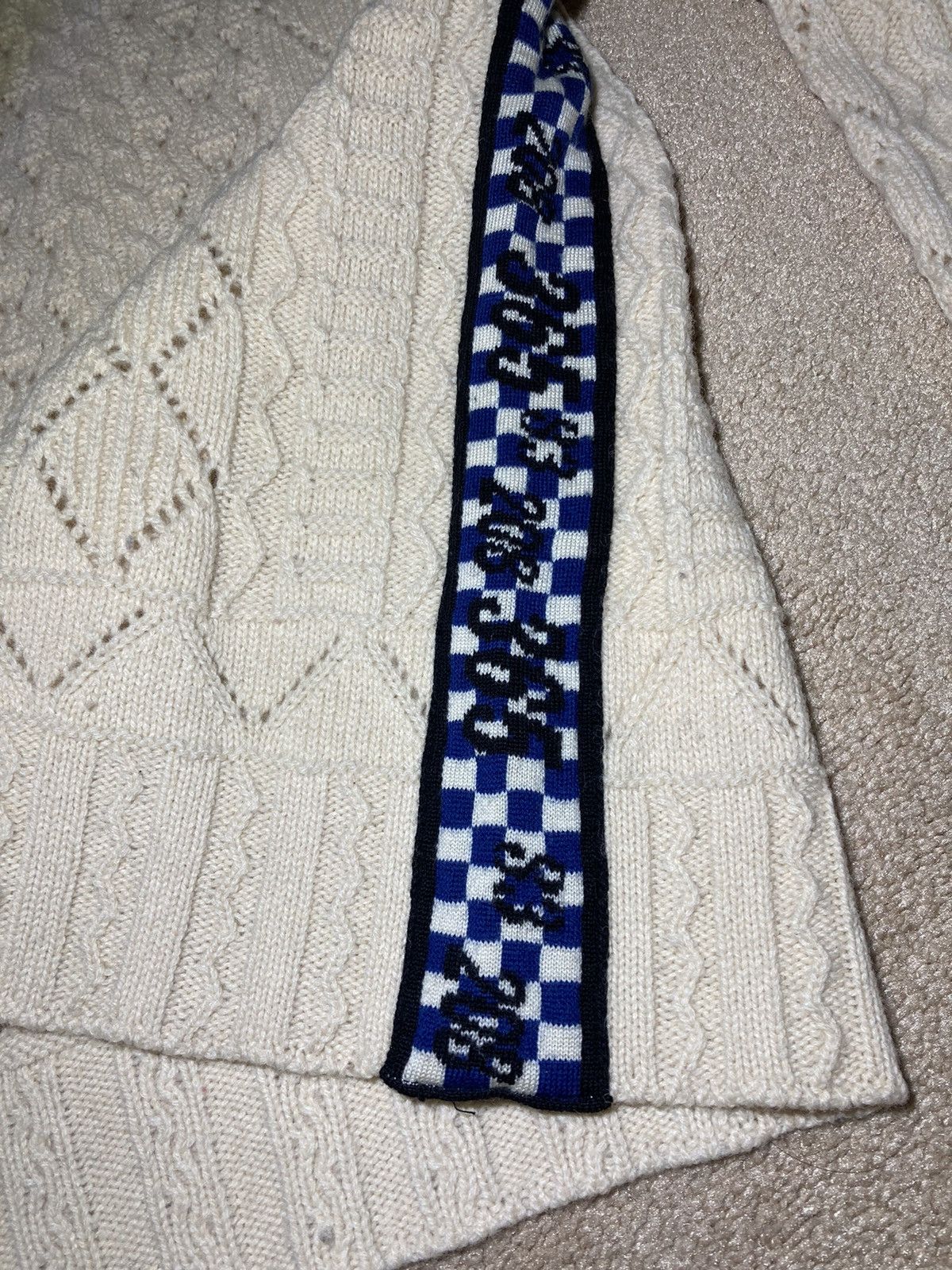 Comme des Garcons Homme Plus 2006 Comme Des Garcons Homme Plus Racing Cable Knit Sweater Size US M / EU 48-50 / 2 - 5 Thumbnail