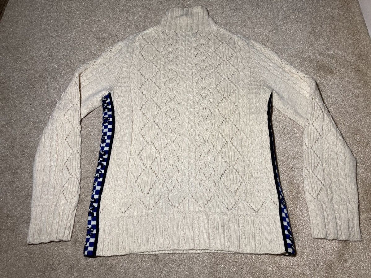 Comme des Garcons Homme Plus 2006 Comme Des Garcons Homme Plus Racing Cable Knit Sweater Size US M / EU 48-50 / 2 - 8 Thumbnail